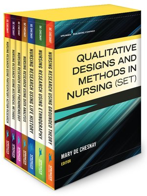 cover image of Qualitative Designs and Methods in Nursing (Set)